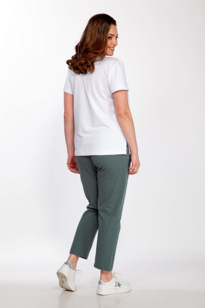 Брюки Belinga 4055 зеленые_тона - фото 3
