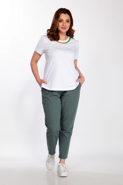 Брюки Belinga 4055 зеленые_тона - фото 1