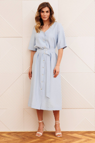 Платье Gizart 5299 голубой - фото 1