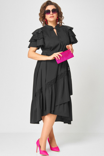Платье EVA GRANT 7297 чёрный - фото 18