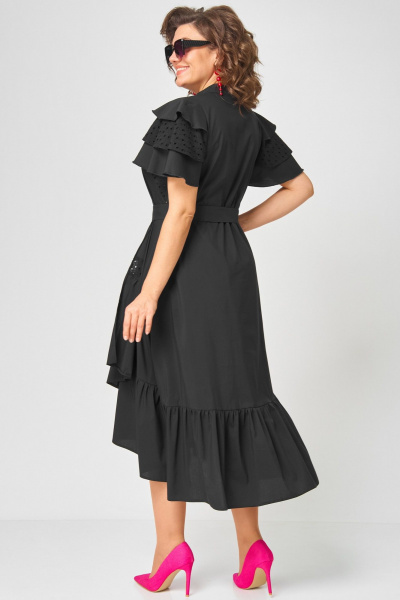 Платье EVA GRANT 7297 чёрный - фото 12