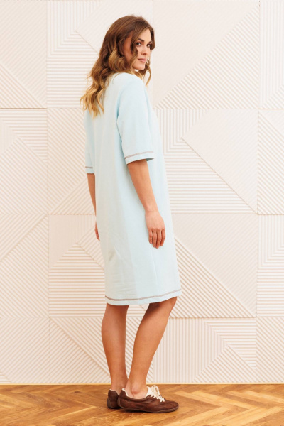 Платье Gizart 5394 голубой - фото 3