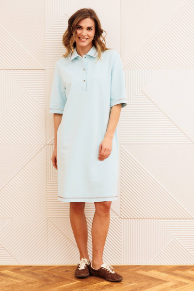 Платье Gizart 5394 голубой - фото 1