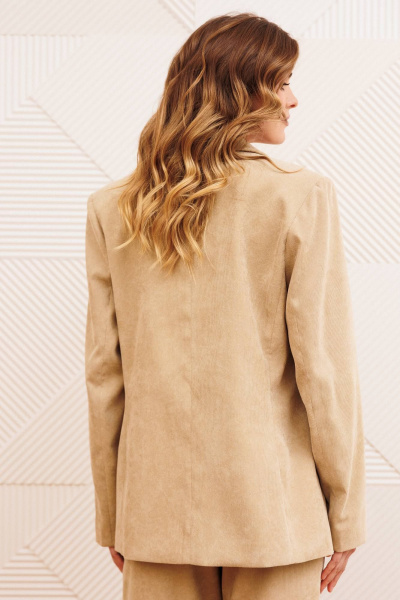 Брюки, жакет Gizart 5411 бежевый - фото 7