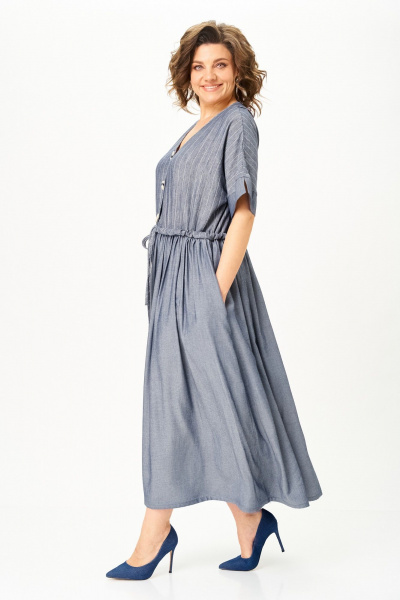 Платье Michel chic 2181 деним - фото 4