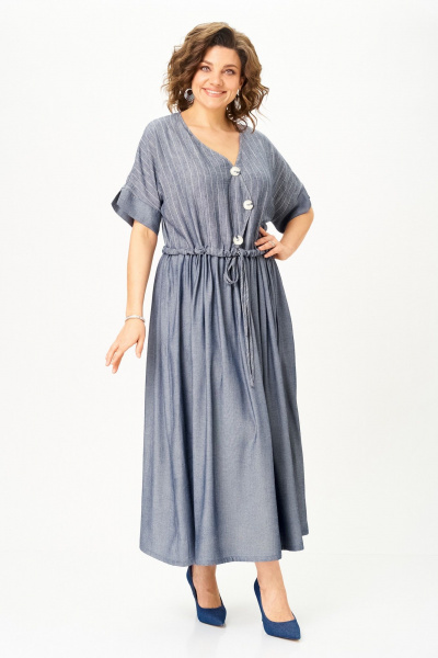 Платье Michel chic 2181 деним - фото 2