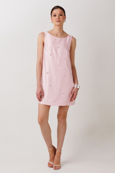 Платье ERTANNO 1003 розовый - фото 1