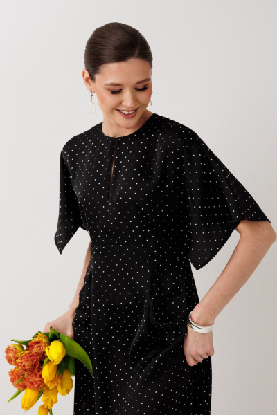 Платье ERTANNO 1006 черный - фото 8