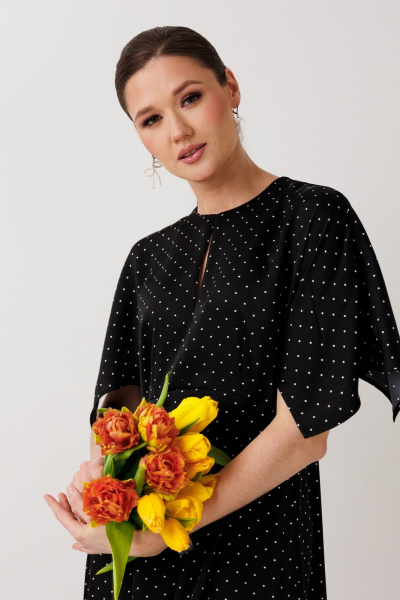 Платье ERTANNO 1006 черный - фото 7