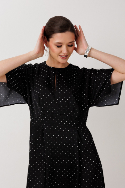 Платье ERTANNO 1006 черный - фото 6