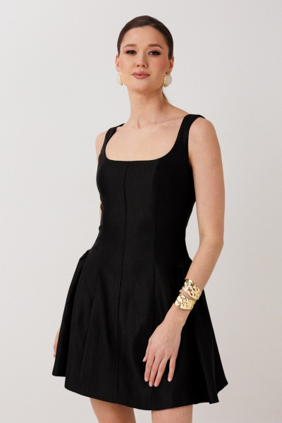 Платье ERTANNO 1007 черный - фото 7