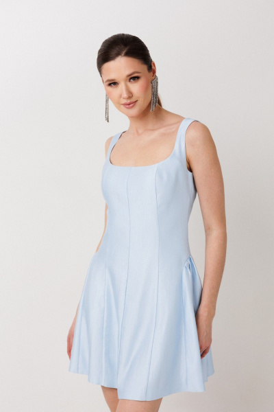 Платье ERTANNO 1008 голубой - фото 10