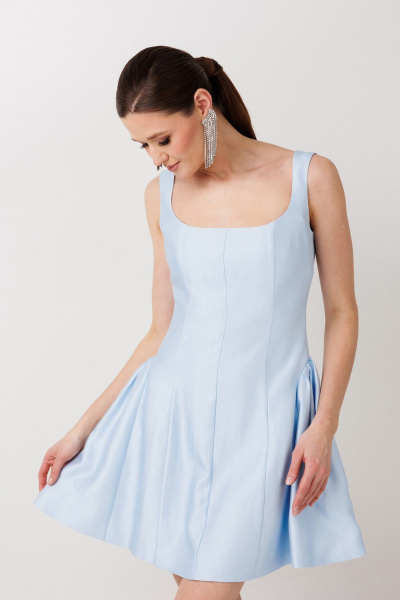 Платье ERTANNO 1008 голубой - фото 8