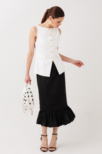 Жилет ERTANNO 1010 молочный - фото 8