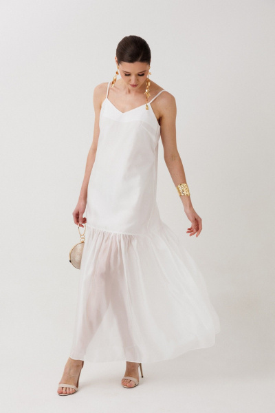 Платье ERTANNO 1011 молочный - фото 10