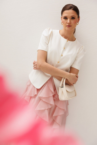 Жакет ERTANNO 1014 молочный - фото 10