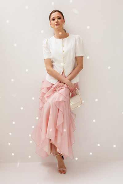 Жакет ERTANNO 1014 молочный - фото 9