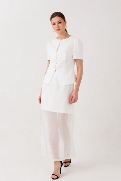 Жакет ERTANNO 1014 молочный - фото 2