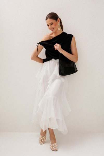 Юбка ERTANNO 1016 молочный - фото 6