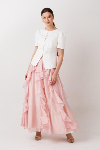 Юбка ERTANNO 1017 розовый - фото 1