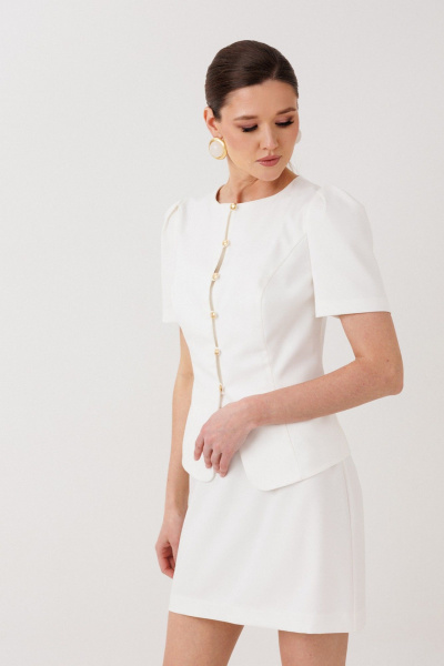 Юбка ERTANNO 1022 молочный - фото 10