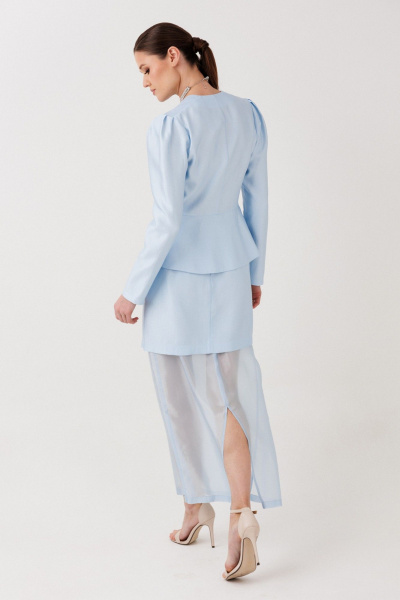 Юбка ERTANNO 1023 голубой - фото 9