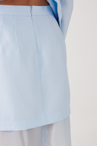 Юбка ERTANNO 1023 голубой - фото 6