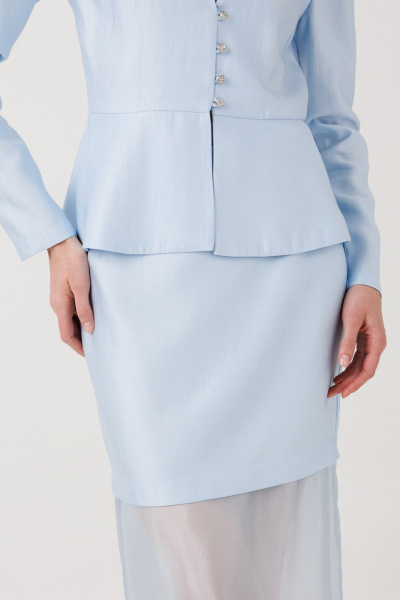 Юбка ERTANNO 1023 голубой - фото 2