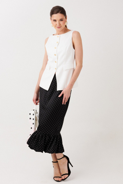 Юбка ERTANNO 1025 черный - фото 1