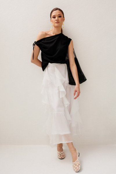 Блуза ERTANNO 1026 черный - фото 10