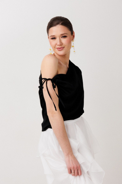 Блуза ERTANNO 1026 черный - фото 6