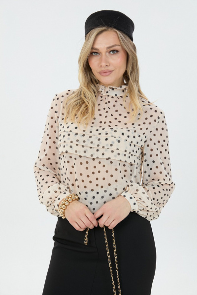 Блуза LM М71 горох - фото 1