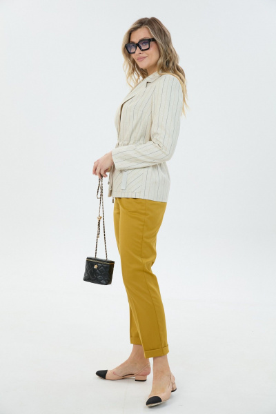 Жакет LM М11 полоска_льняная - фото 2