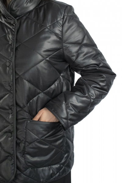 Куртка Нить 101-25 черный - фото 7