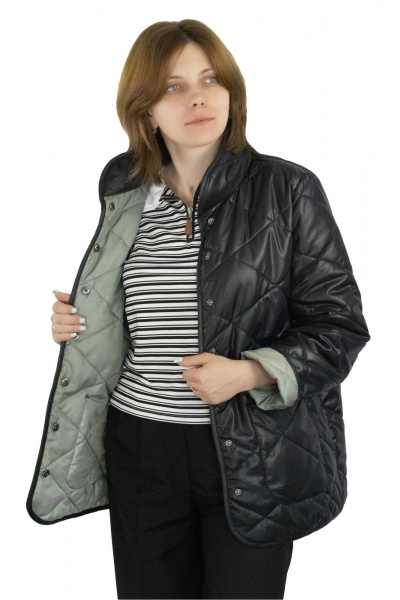 Куртка Нить 101-25 черный - фото 5