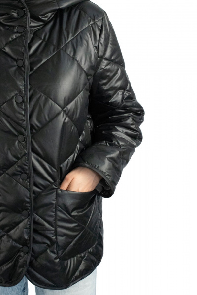 Куртка Нить 102-25 черный - фото 6