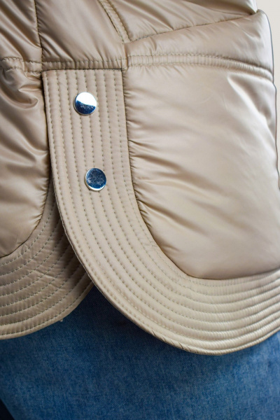 Куртка Нить 130-25 бежевый - фото 4