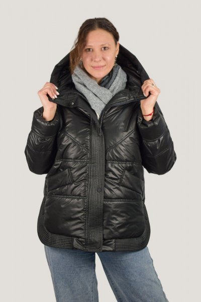 Куртка Нить 130-25 черный - фото 1