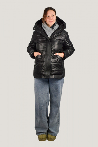 Куртка Нить 130-25 черный - фото 2