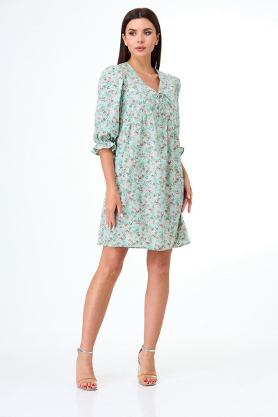 Платье Anelli 1052 мята - фото 1