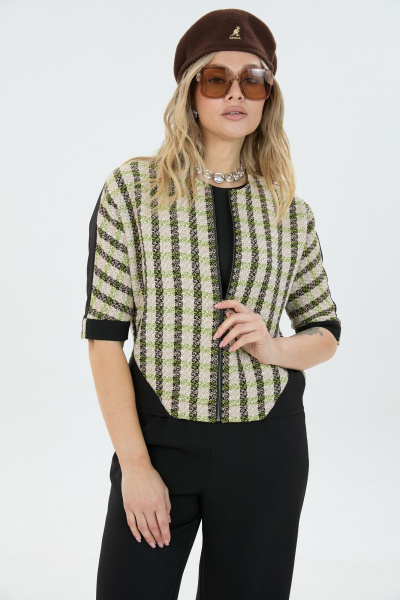 Брюки, джемпер LM К8248 черно-зеленый - фото 8