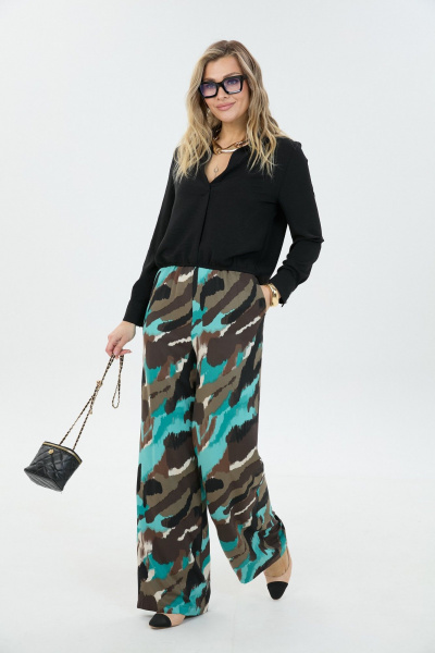 Блуза, брюки LM К187048 черный - фото 2