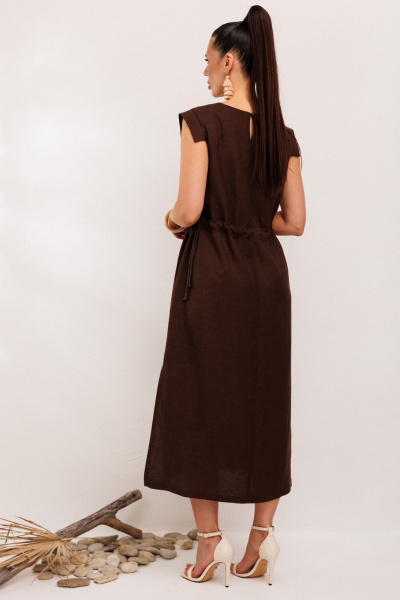 Платье Galean Style 894.2 коричневый - фото 16