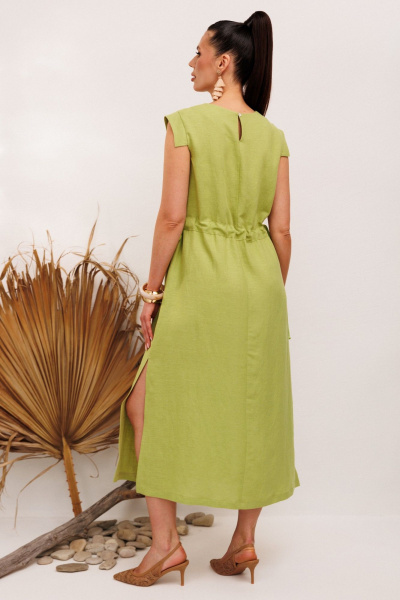 Платье Galean Style 894.2 салатовый - фото 17