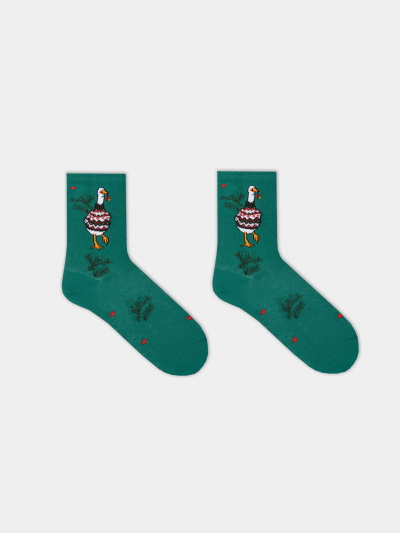 Носки Mark Formelle 273K-3431/25273K-1 я.малахит_рис.3431 - фото 1