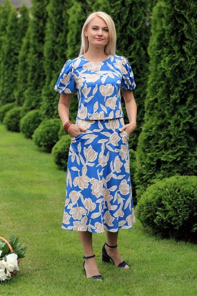 Блуза, юбка MadameRita 5134 - фото 8