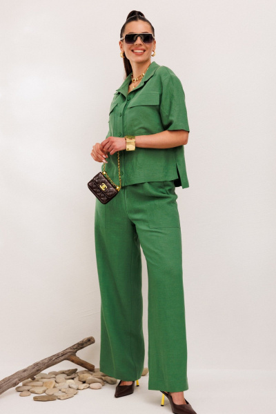 Брюки, жакет Galean Style 982.1 зеленый - фото 21
