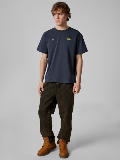 Футболка Mark Formelle 111928/25-5499П-0 графит_печать2_2_сл_на_пол_3_сл_на_спинке - фото 1