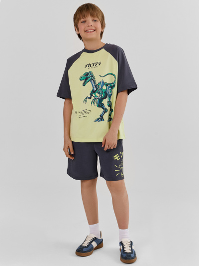 Футболка Mark Formelle 113465/25-40306П-0 лаймовый_сорбет_печать_3_сл_на_пол - фото 1