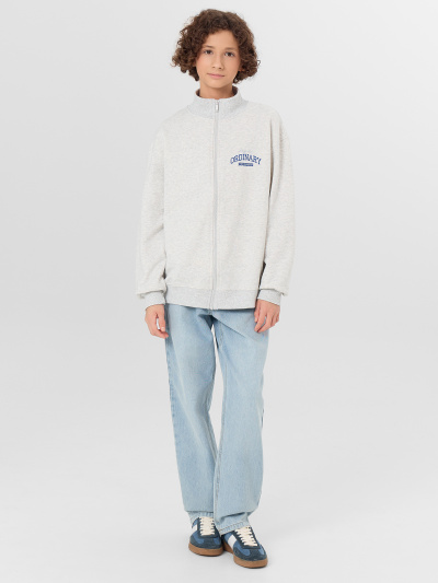 Толстовка Mark Formelle 123448/25-35532П-7 серый_меланж_4306_А_печать2_1_сл_на_ЛВ_дет_пер - фото 1